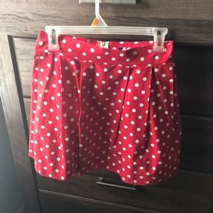 Polka dot skirt